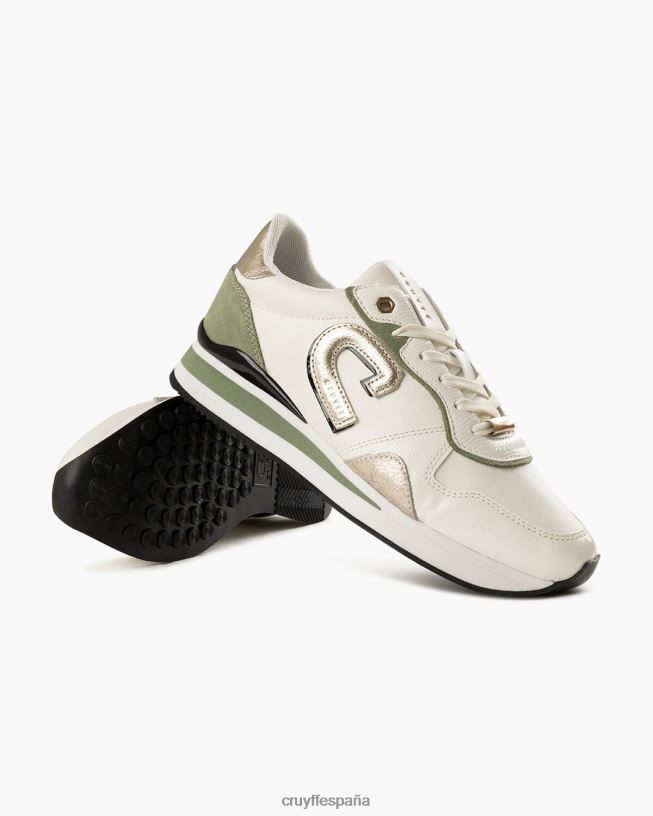 parkrunner lux Cruyff mujer verde blanco D6DNB949 zapatillas