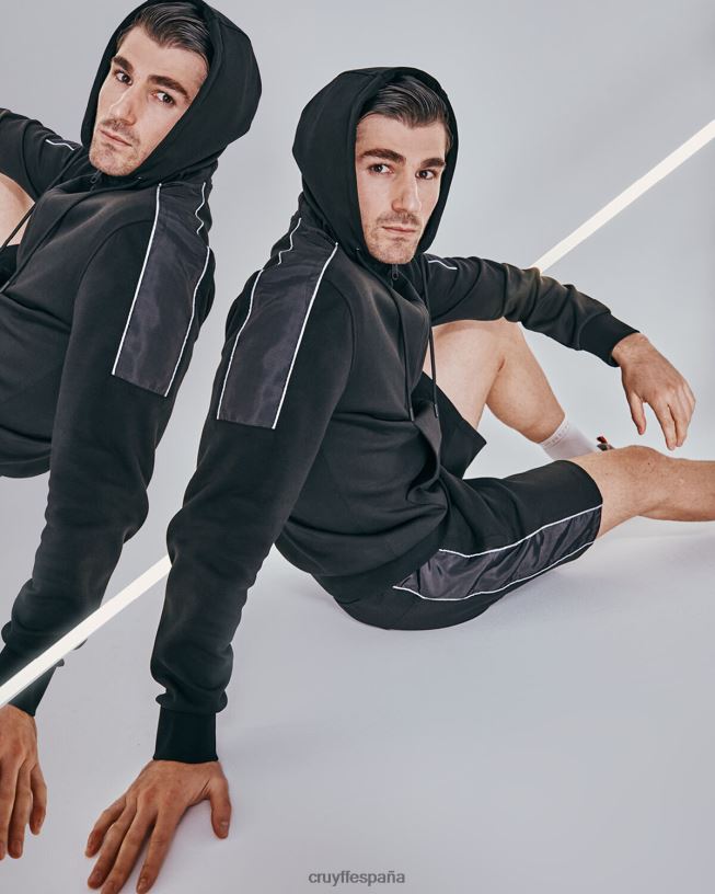 parte superior de la pista de ayuda Cruyff hombres negro D6DNB225 sudadera