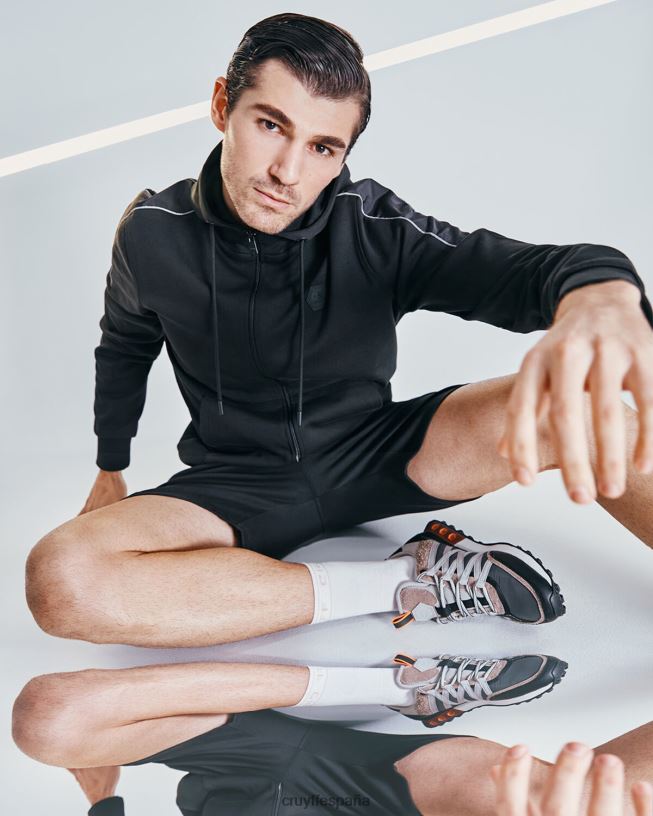 parte superior de la pista de ayuda Cruyff hombres negro D6DNB225 sudadera