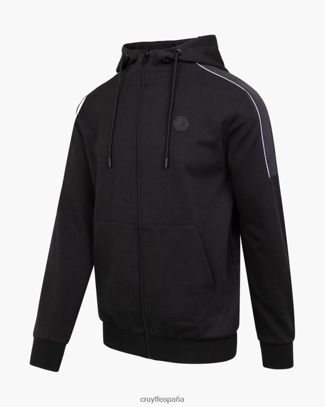 parte superior de la pista de ayuda Cruyff hombres negro D6DNB225 sudadera