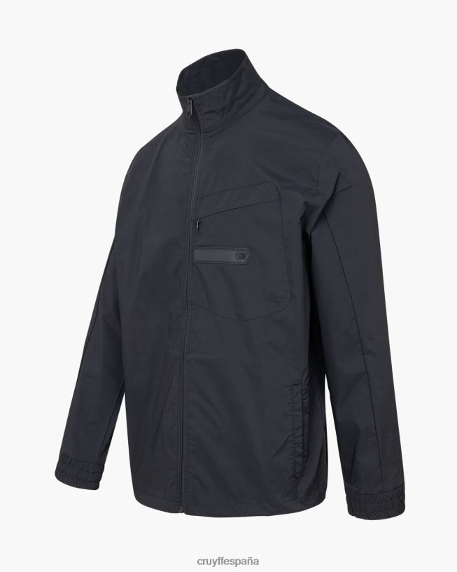 parte superior de la pista de scott Cruyff hombres negro D6DNB228 chaqueta