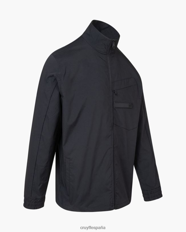 parte superior de la pista de scott Cruyff hombres negro D6DNB228 chaqueta
