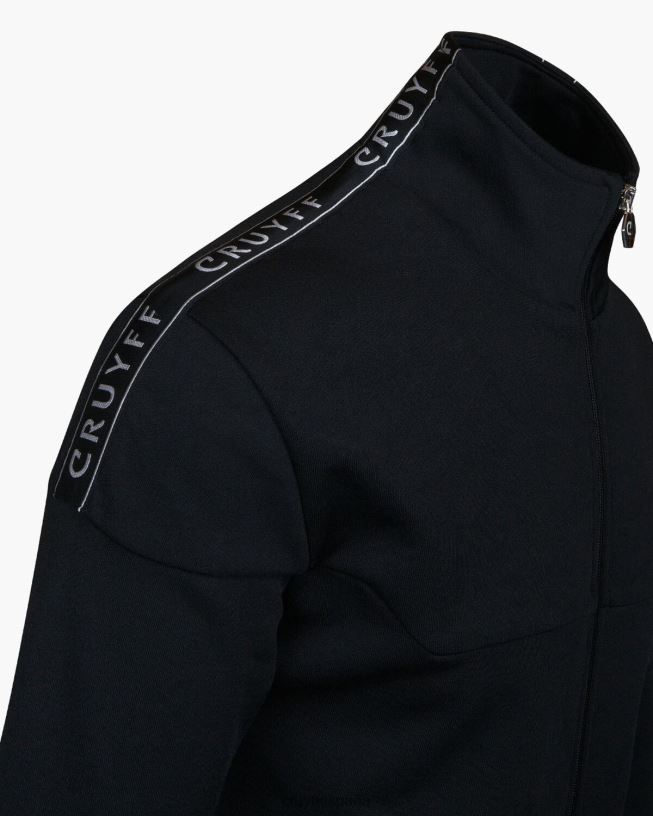 parte superior de la pista de valentini Cruyff hombres negro D6DNB913 chaqueta