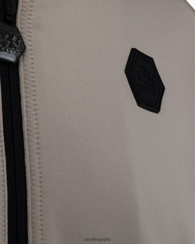 parte superior de la pista saúl Cruyff hombres arena/amarillo D6DNB731 chaqueta