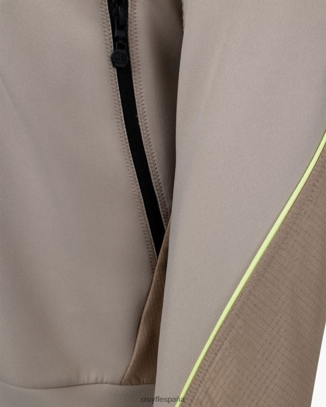 parte superior de la pista saúl Cruyff hombres arena/amarillo D6DNB731 chaqueta