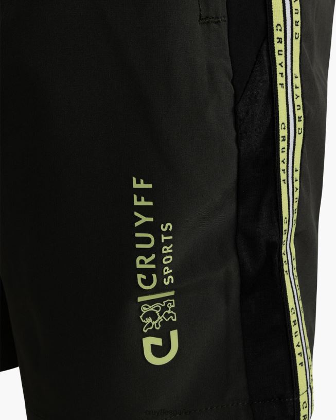 pezuña corta Cruyff hombres ejercito verde D6DNB157 bermudas