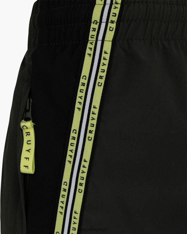 pezuña corta Cruyff hombres ejercito verde D6DNB157 bermudas