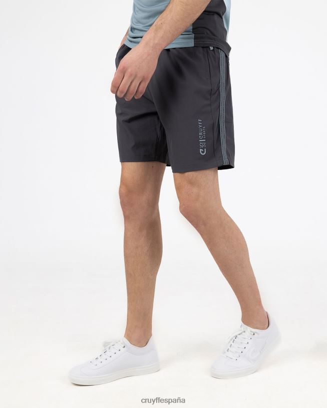 pezuña corta Cruyff hombres gris oscuro D6DNB167 bermudas