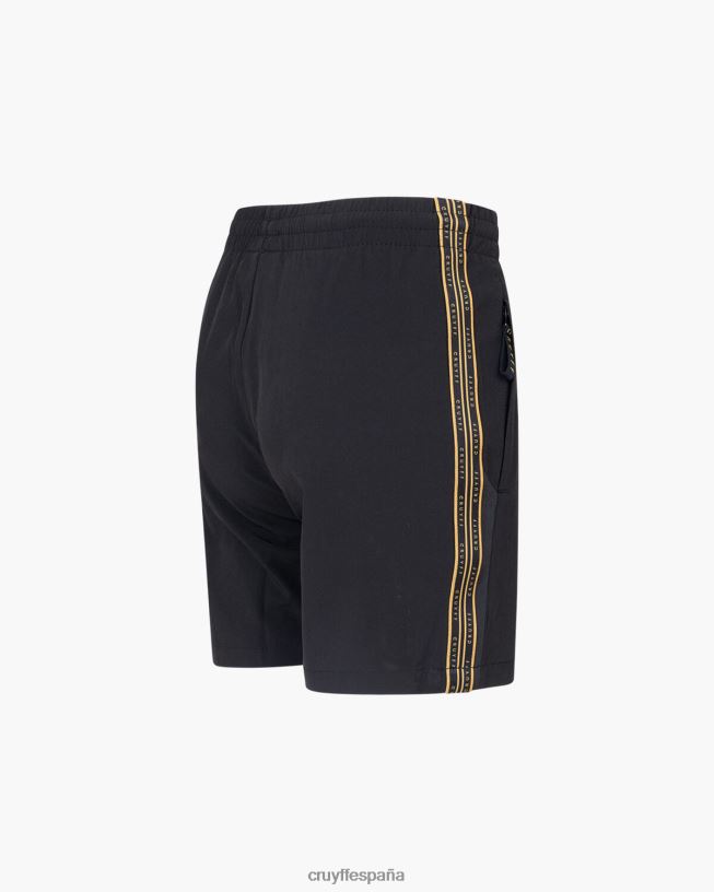 pezuña corta Cruyff hombres negro D6DNB300 bermudas