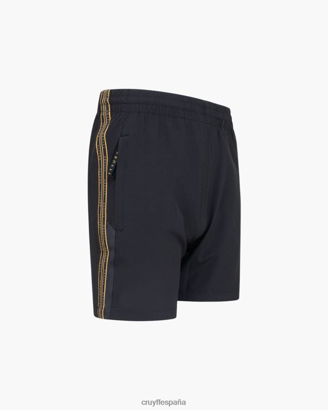 pezuña corta Cruyff hombres negro D6DNB300 bermudas