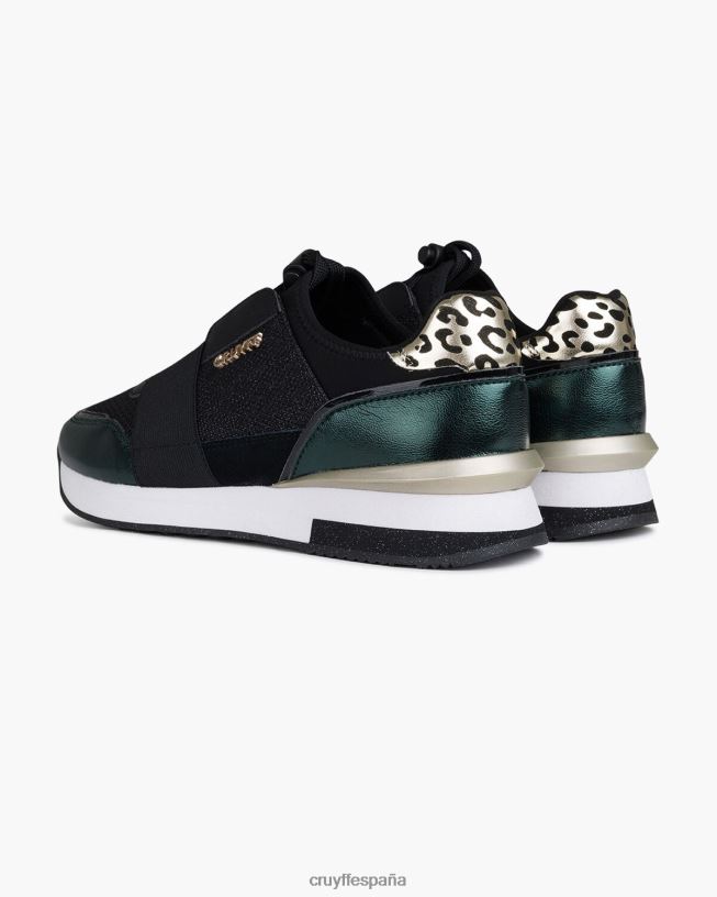 premiarunner Cruyff mujer verde/negro D6DNB1040 zapatillas