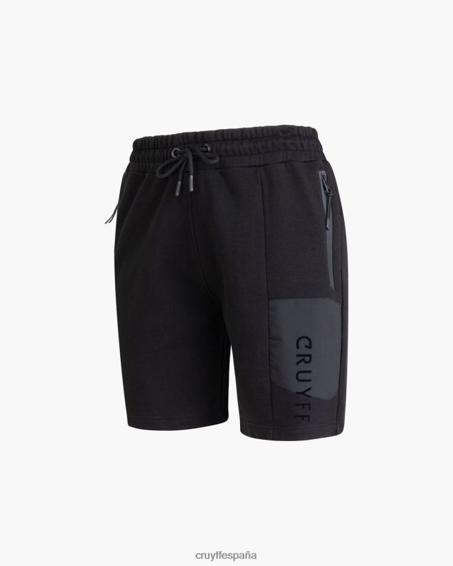 quinn corto Cruyff hombres negro D6DNB144 bermudas