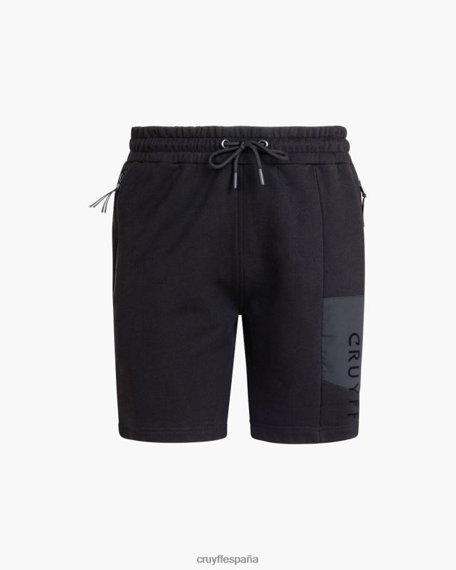 quinn corto Cruyff hombres negro D6DNB144 bermudas