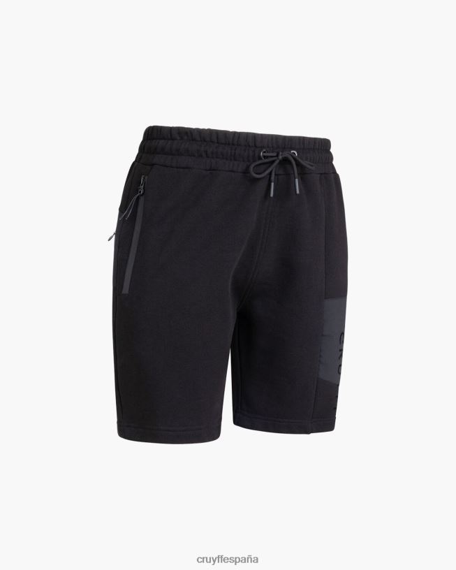 quinn corto Cruyff hombres negro D6DNB144 bermudas