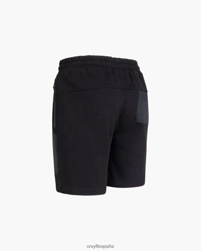 quinn corto Cruyff hombres negro D6DNB144 bermudas