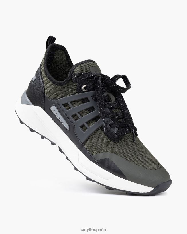 rastrear rapido Cruyff hombres ejercito verde D6DNB378 zapatillas