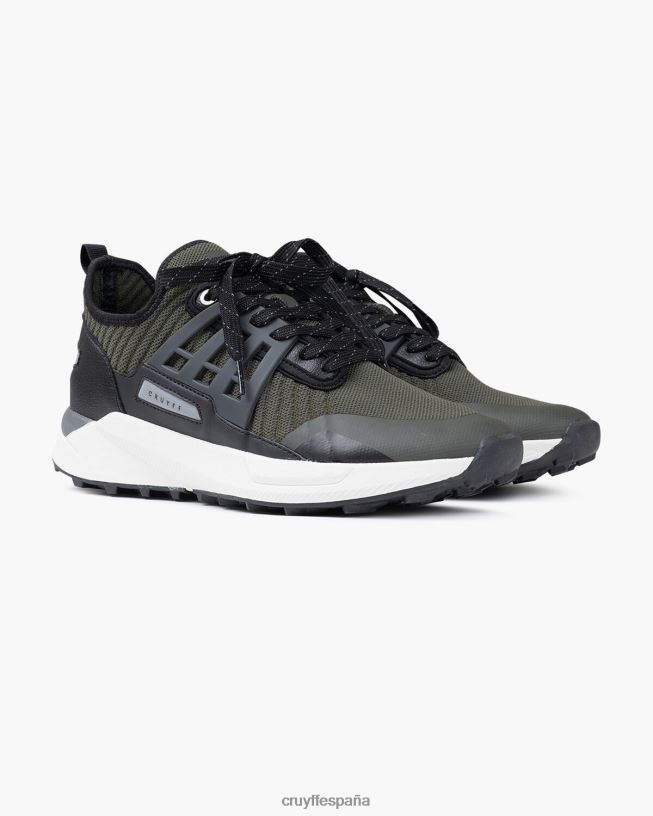 rastrear rapido Cruyff hombres ejercito verde D6DNB378 zapatillas