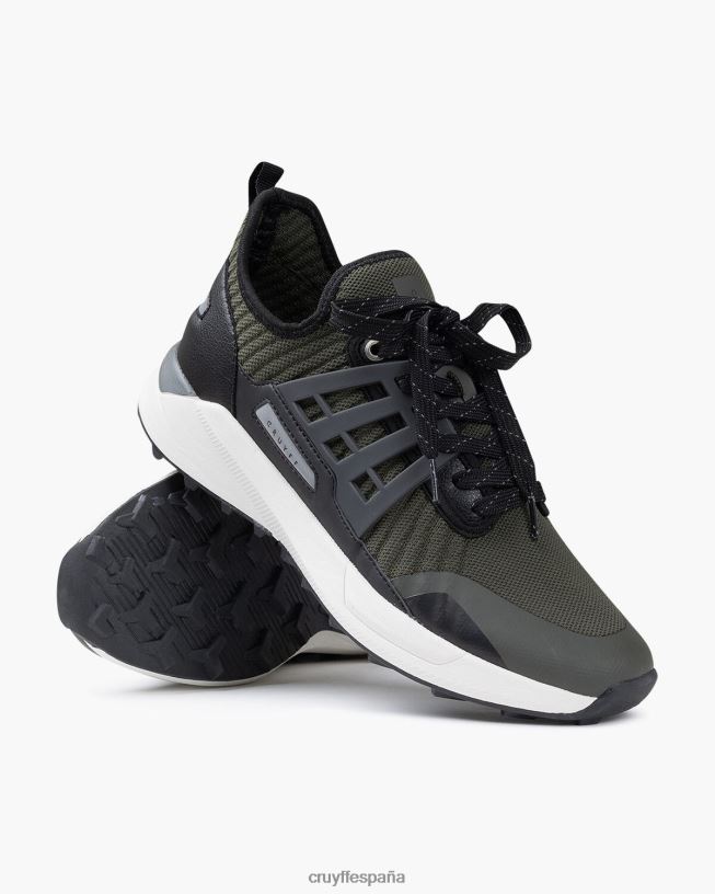 rastrear rapido Cruyff hombres ejercito verde D6DNB378 zapatillas