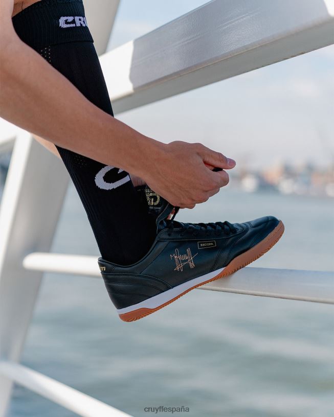 re futsal Cruyff hombres oro negro D6DNB825 zapatillas