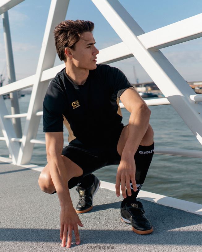 re futsal Cruyff hombres oro negro D6DNB825 zapatillas