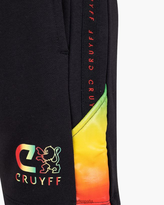 refuerzo corto Cruyff hombres amarillo negro D6DNB1191 bermudas