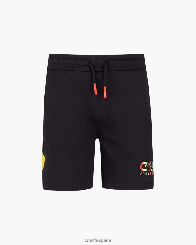 refuerzo corto Cruyff hombres amarillo negro D6DNB1191 bermudas