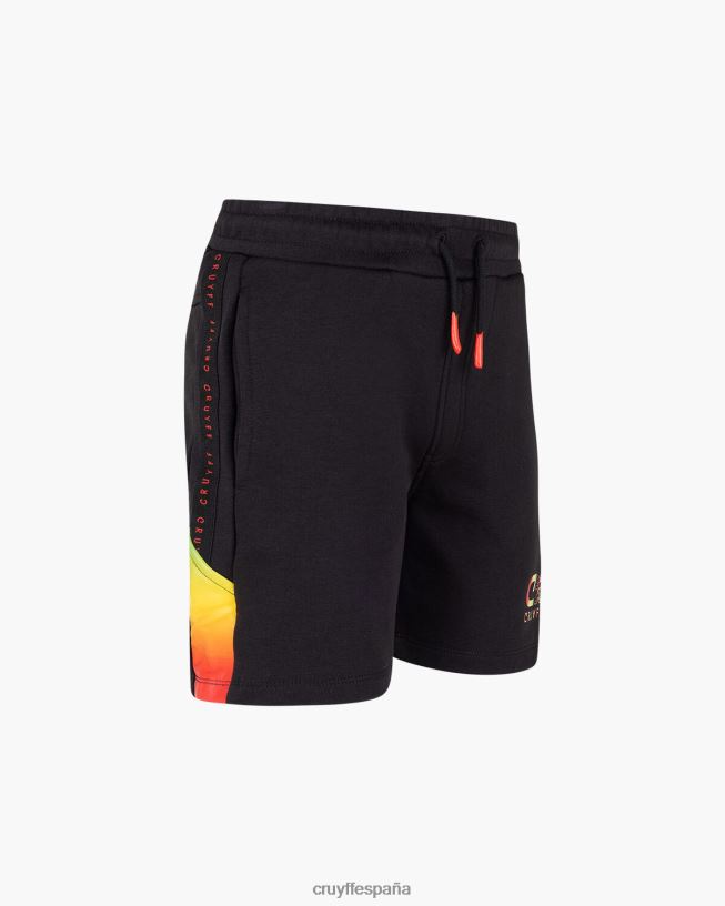 refuerzo corto Cruyff hombres amarillo negro D6DNB1191 bermudas