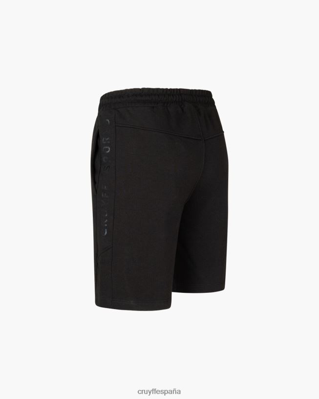 refuerzo corto Cruyff hombres negro D6DNB297 bermudas