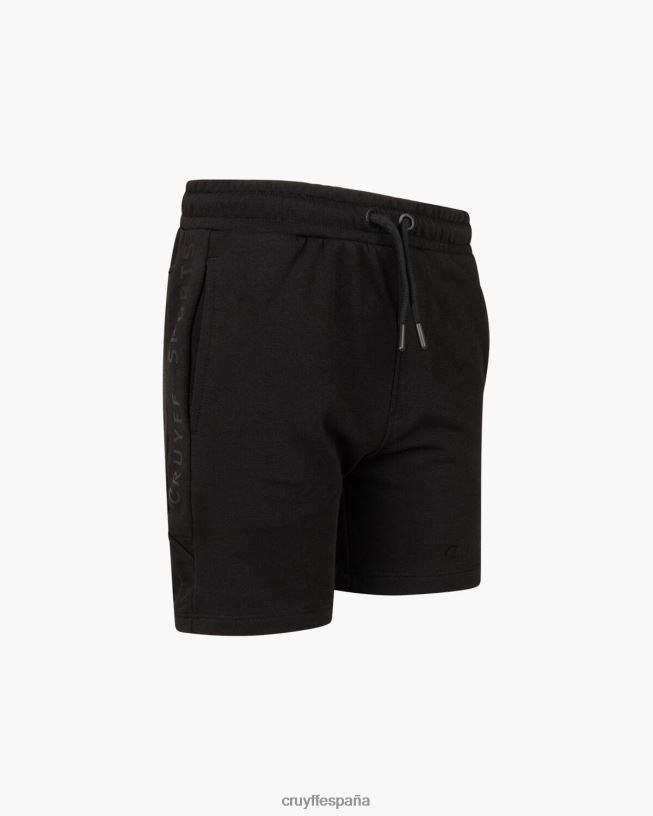 refuerzo corto Cruyff júnior negro D6DNB1080 bermudas