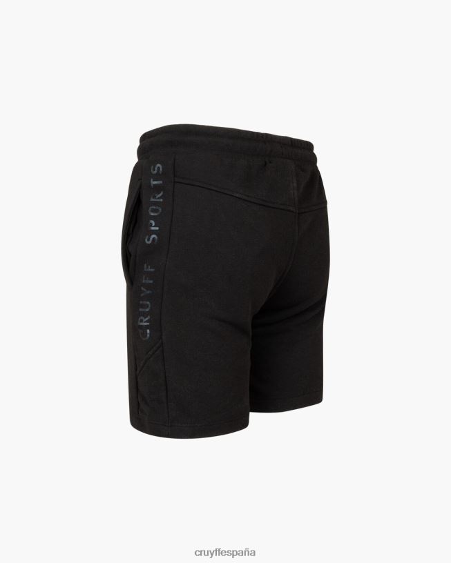 refuerzo corto Cruyff júnior negro D6DNB1080 bermudas