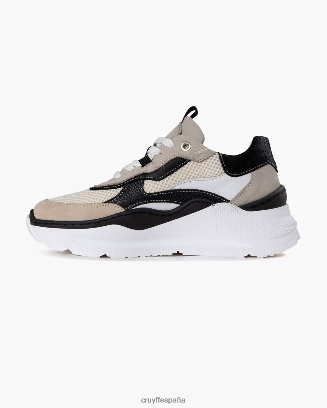 roana audaz Cruyff mujer blanco negro D6DNB1052 zapatillas