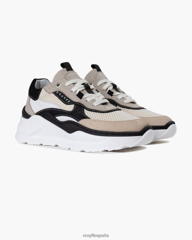 roana audaz Cruyff mujer blanco negro D6DNB1052 zapatillas