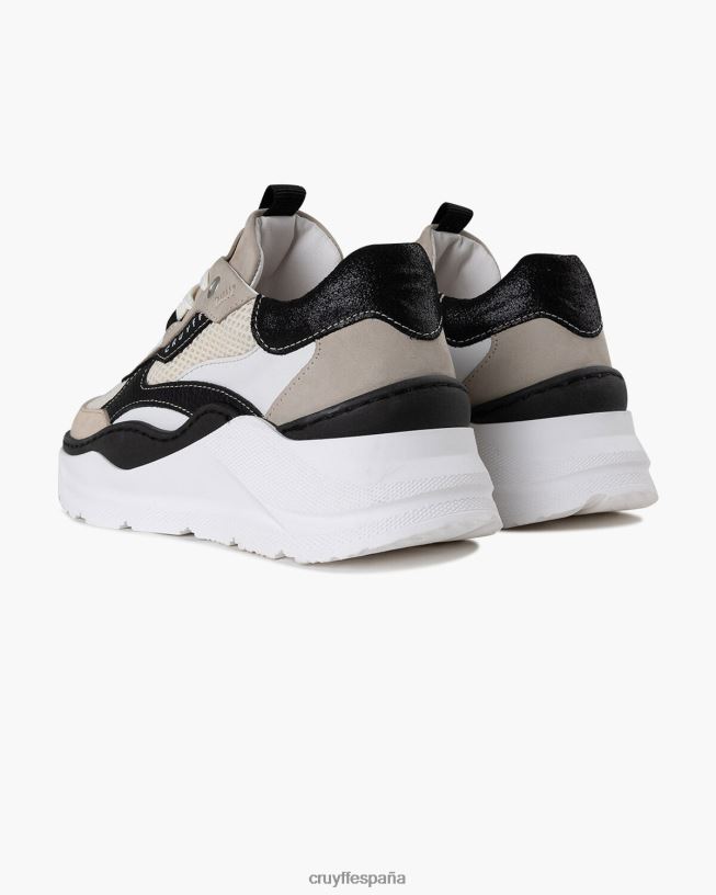roana audaz Cruyff mujer blanco negro D6DNB1052 zapatillas
