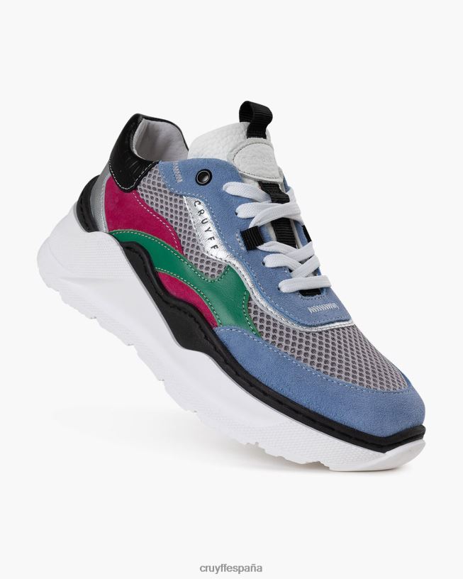 roana audaz Cruyff mujer gris azul D6DNB1054 zapatillas