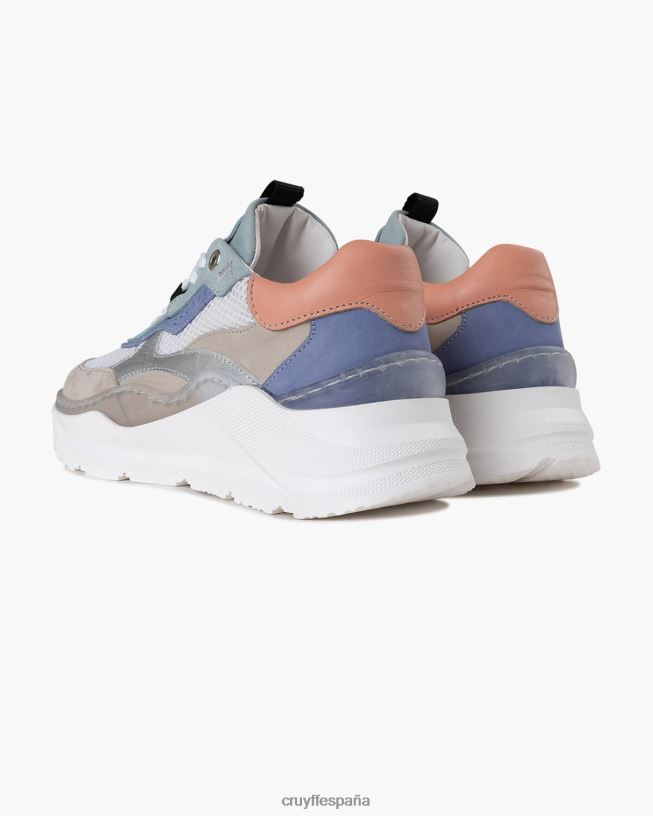 roana audaz Cruyff mujer plata blanca D6DNB1053 zapatillas