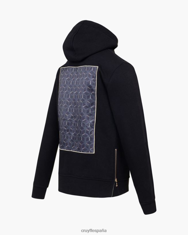 sera sudadera con capucha Cruyff hombres negro D6DNB496 sudadera