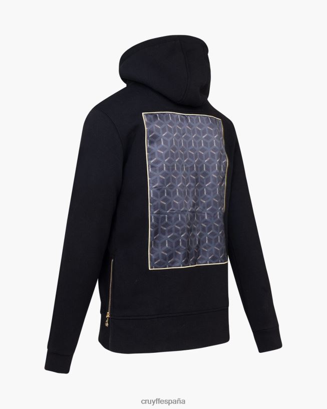 sera sudadera con capucha Cruyff hombres negro D6DNB496 sudadera