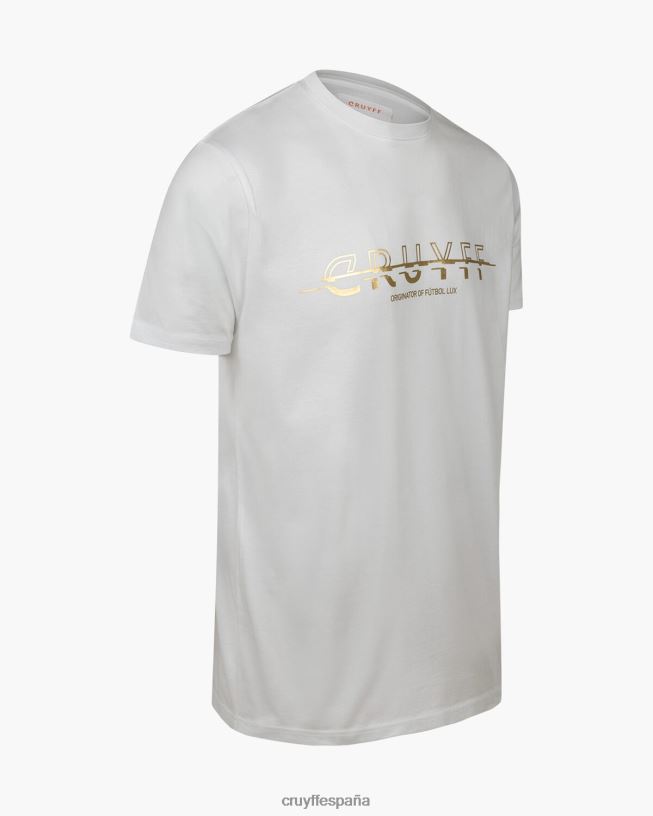 set Cruyff hombres Oro blanco D6DNB197 camiseta