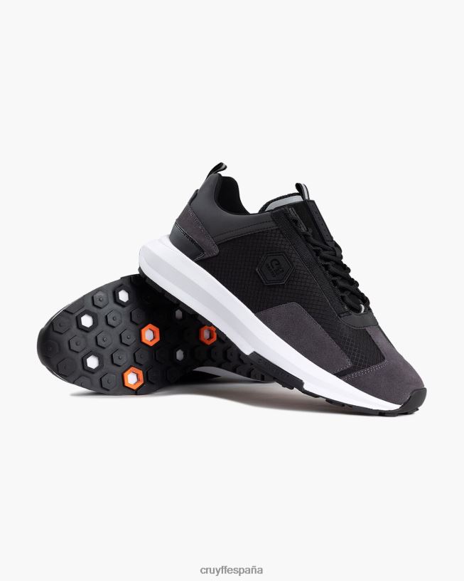 subutai Cruyff hombres Gris oscuro D6DNB539 zapatillas