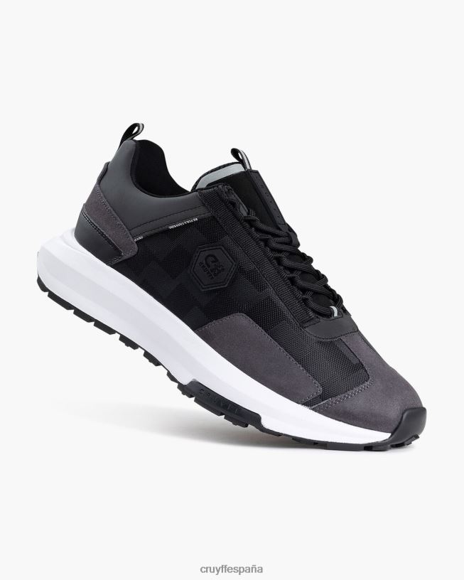subutai Cruyff hombres negro D6DNB466 zapatillas