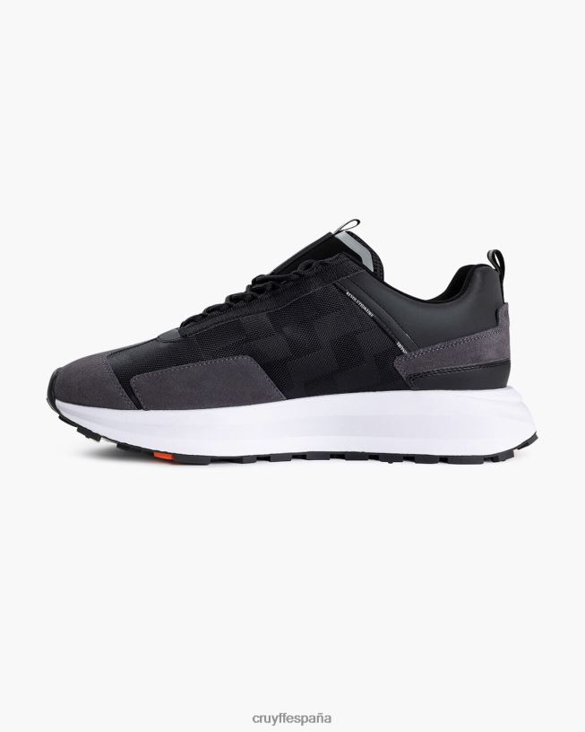 subutai Cruyff hombres negro D6DNB466 zapatillas