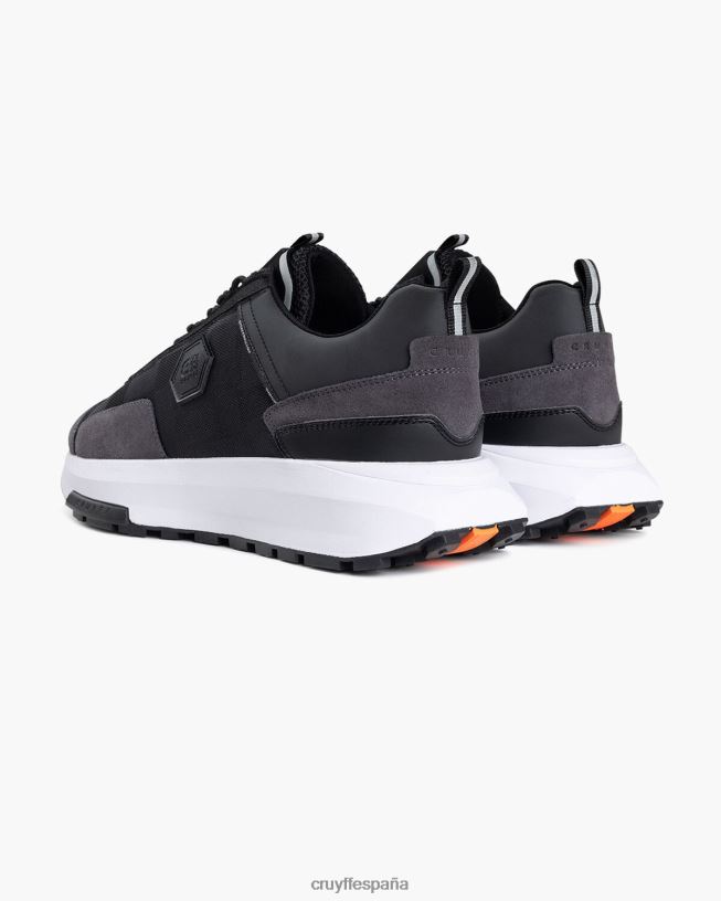 subutai Cruyff hombres negro D6DNB466 zapatillas