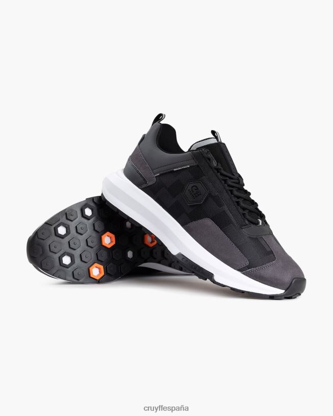 subutai Cruyff hombres negro D6DNB466 zapatillas