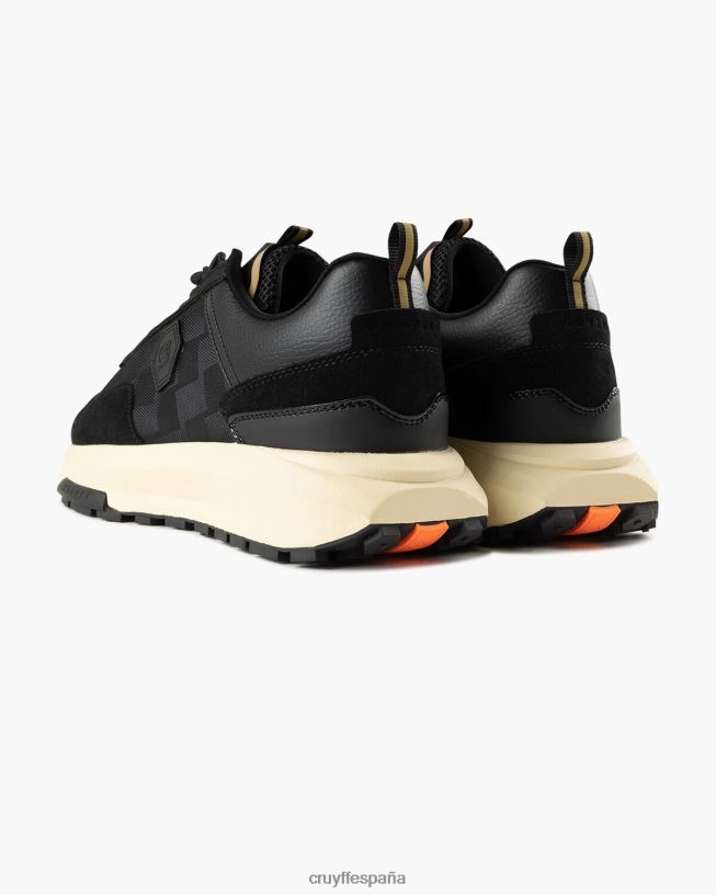 subutai Cruyff hombres oro negro D6DNB131 zapatillas