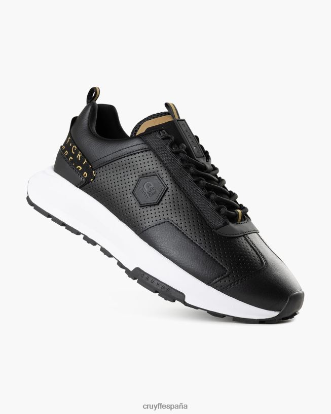 subutai Cruyff hombres oro negro D6DNB303 zapatillas