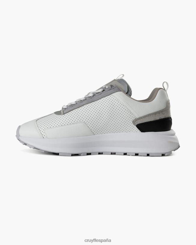 subutai Cruyff hombres plata blanca D6DNB302 zapatillas