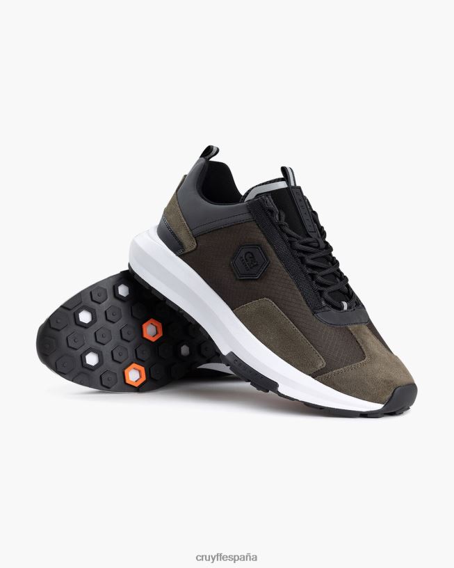 subutai Cruyff hombres verde oscuro D6DNB413 zapatillas