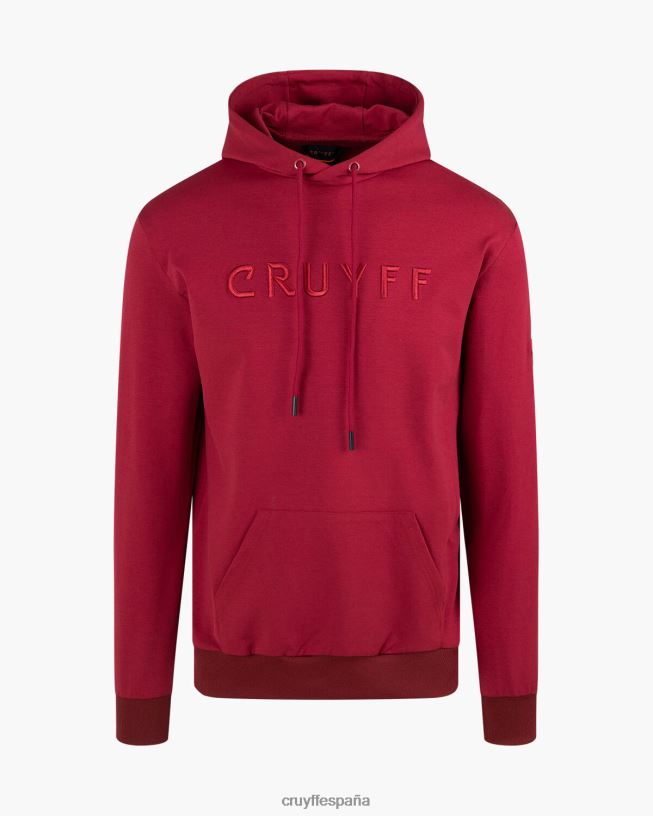 sudadera con capucha Cruyff hombres Burdeos D6DNB491 sudadera