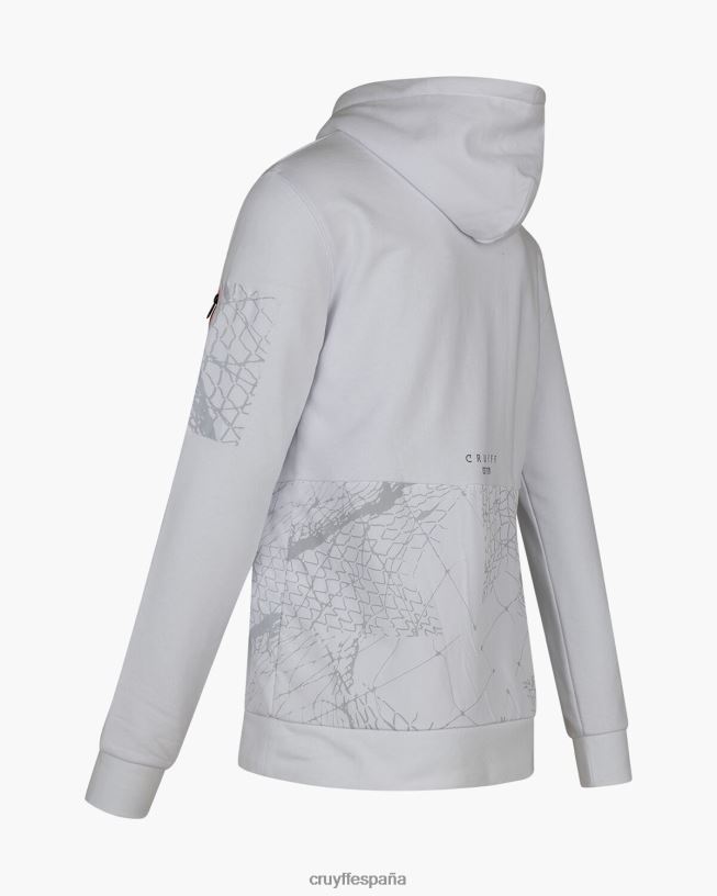 sudadera con capucha Cruyff hombres blanco D6DNB406 sudadera