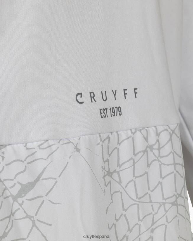 sudadera con capucha Cruyff hombres blanco D6DNB406 sudadera